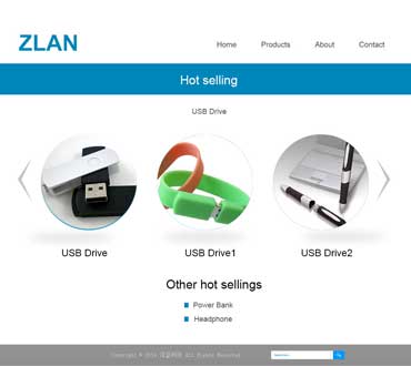 深圳泽蓝科技公司网站模版