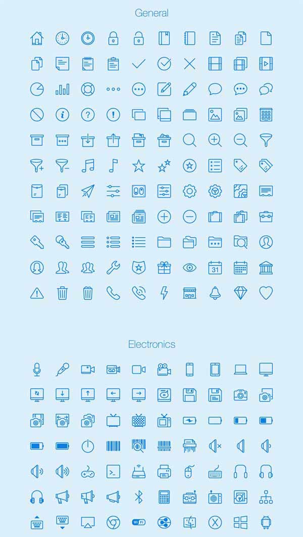 网页设计图标免费下载