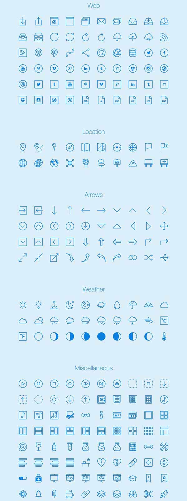 网页设计图标免费下载