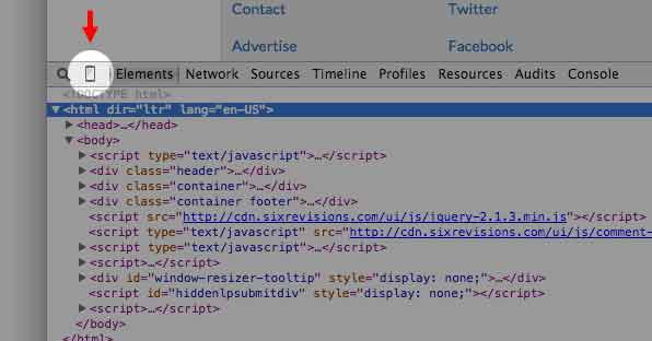 响应式网页设计如何测试
